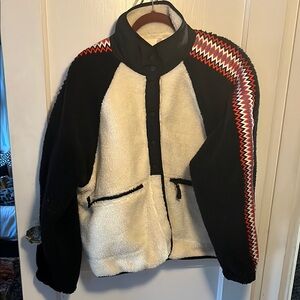 Black and White Zigzag Women's Jacket